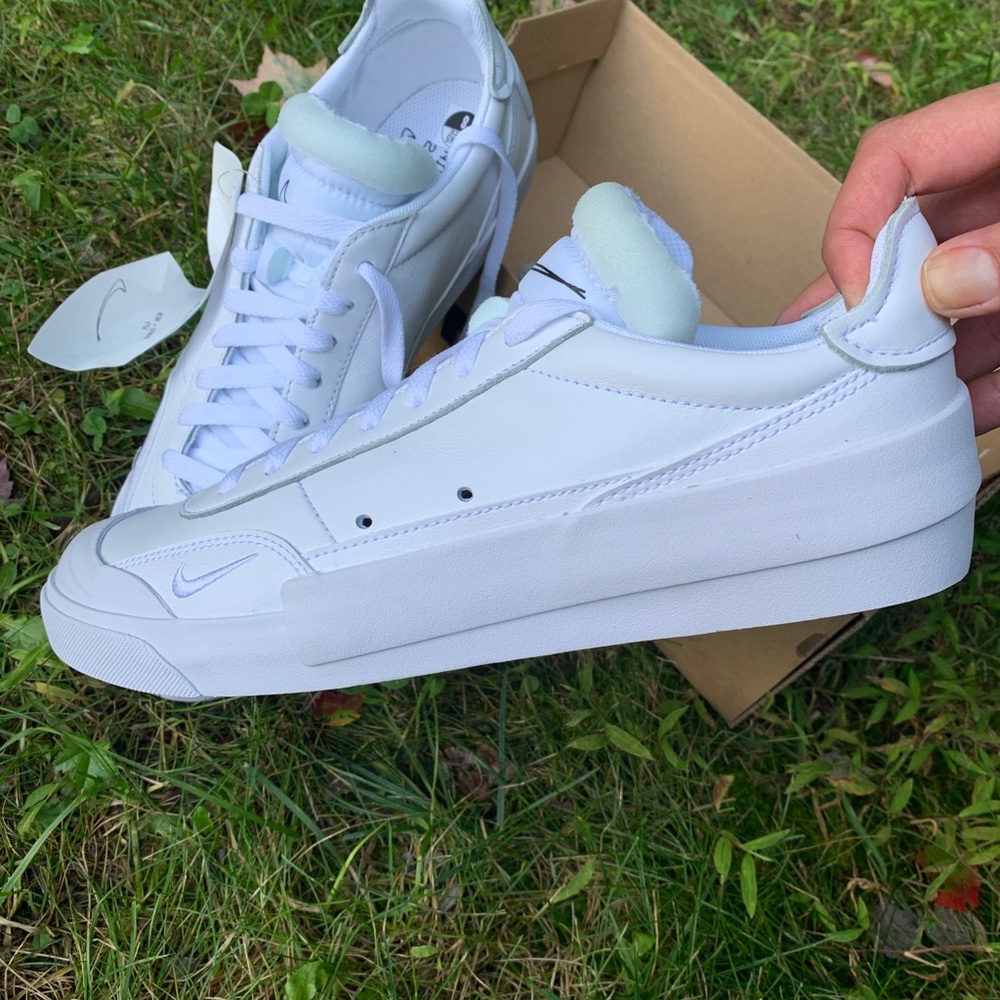 🔥Authentic NIKE leather Drop type UNISEX Sneakers - Picture 2 of 14